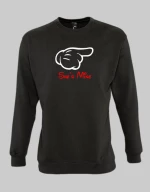 She's Mine Sweatshirt - BLACK