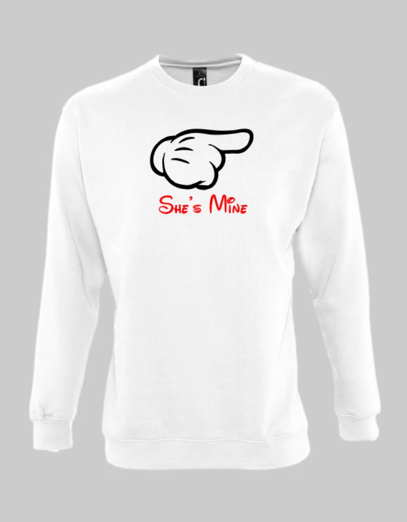She's Mine Sweatshirt - BLACK