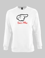 She's Mine Sweatshirt - BLACK