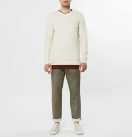 Crew Neck Sweatshirt Cream
