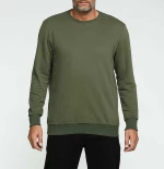 Crew Neck Sweatshirt Khaki