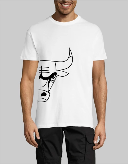 Bulls t-shirt - WHITE