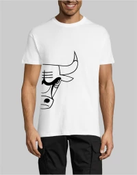 Bulls t-shirt - WHITE