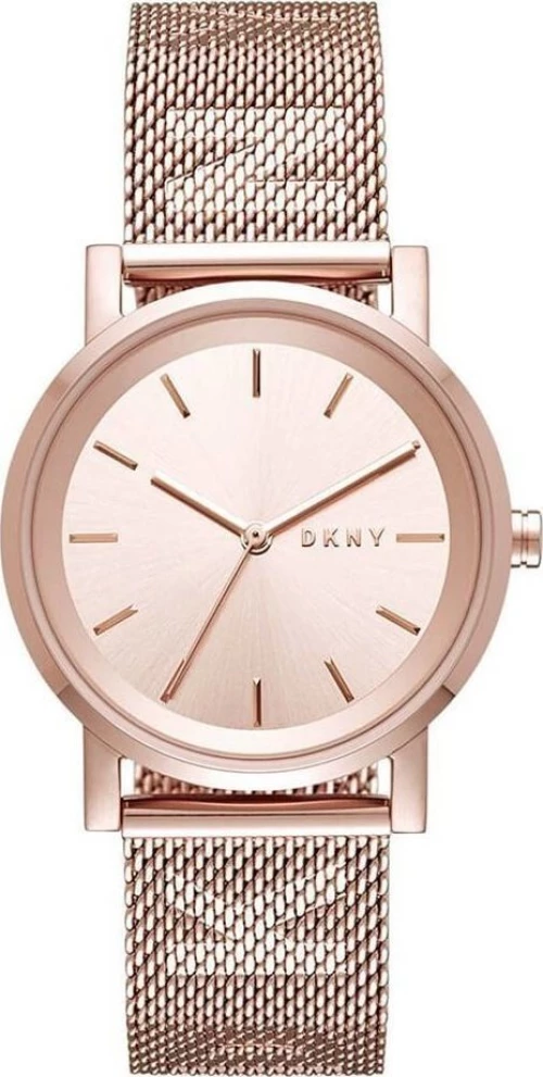 Dkny Ρολόι Dkny Με Ροζ Χρυσό Μπρασελέ Και Καντράν Ny2622