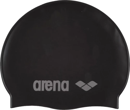Arena Kids Classic Silicone Jr Cap 91670-55 BLACK-SILVER