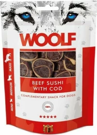 WOOLF BEEF SUSHI WITH COD 100gr