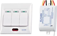 Elmark Smart Home Rf Διακόπτης Τηλεχειριστήριο Με 3 Κανάλια