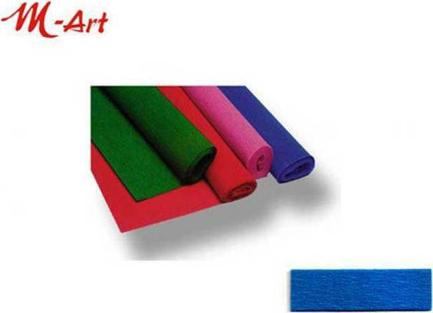 Χαρτί γκοφρέ M-art 0.5x2m ΓΑΛΑΖΙΟ