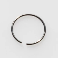 Σκουλαρίκι μύτης κρικάκι ατσάλινο (stainless steel) σε ασημί χρώμα BZ-ER-00514