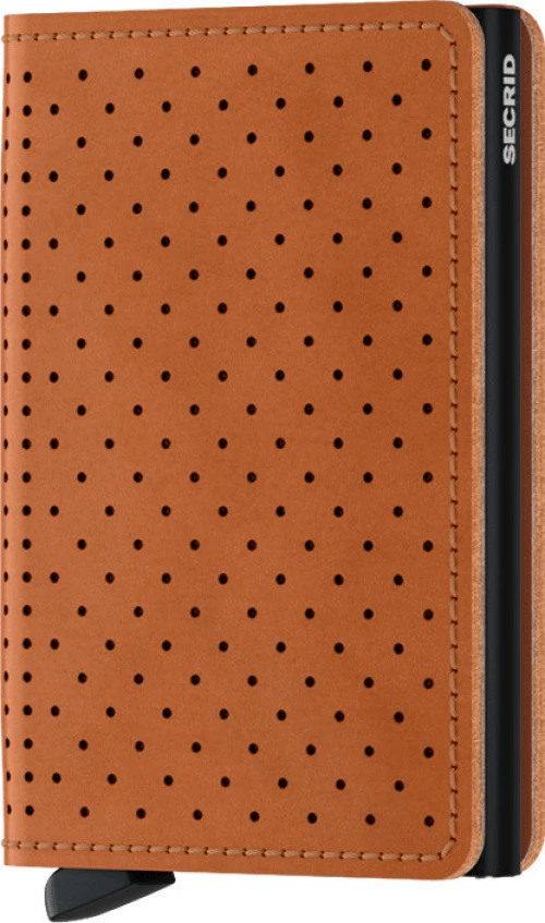 Secrid Slimwallet Perforated Cognac