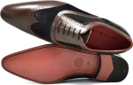Oxfords suede και δέρμα PACO MILAN Καφέ - Μπλέ Άνδρας Oxfords 4356