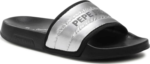 Παντόφλες Pepe Jeans - Slider Nyl Pls70102 Silver 934