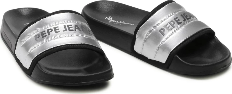 Παντόφλες Pepe Jeans - Slider Nyl Pls70102 Silver 934
