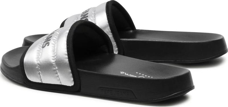 Παντόφλες Pepe Jeans - Slider Nyl Pls70102 Silver 934