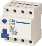 Gacia Ρελέ Ράγας Διαρροής 4Χ32Α 6KA 300mA Type A 500-37531