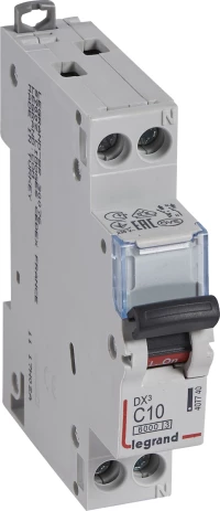 Legrand Αυτόματη Ασφάλεια 2P C10A 6kA 230V L+N 407740