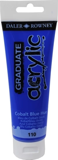 Daler Rowney Graduate Acrylic 120ml Cobalt Blue Hue 110