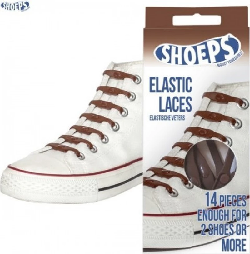 Shoeps Elastic Laces Brown