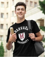 Harvard T-Shirt (Replica) - WHITE