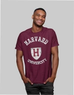 Harvard T-Shirt (Replica) - BURGUNDY
