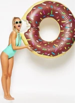 Φουσκωτό Donut Chocolate 120cm