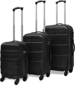 vidaXL Set 3x Black