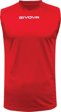 Αμάνικα T-shirt Smanicato Givova One Κόκκνο 0012