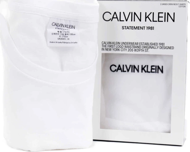 Calvin Klein 000NM1686A-100 2Pack White