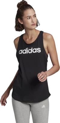 Adidas Γυναικεία Loungewear Essentials Loose Logo Tank Top Gl0566 Black/White