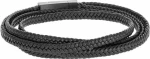 Βραχιόλι Senza Men'S Steel Leather Strap - Ssd3368Bk Ssd3368Bk