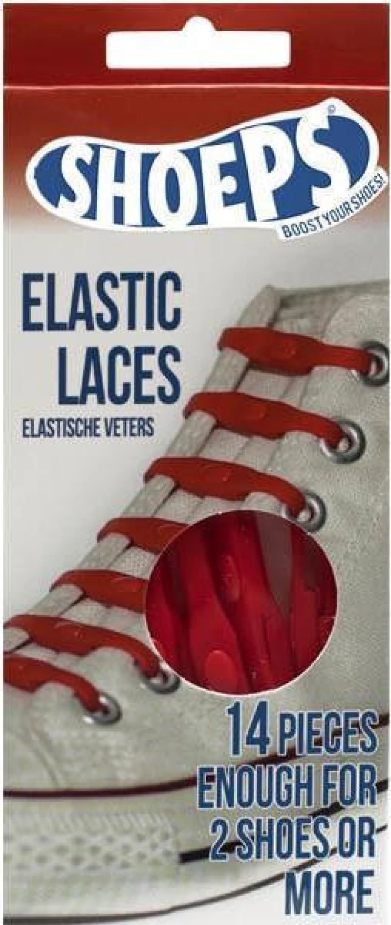 Shoeps Elastic Laces Red