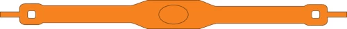 Shoeps Elastic Laces Orange