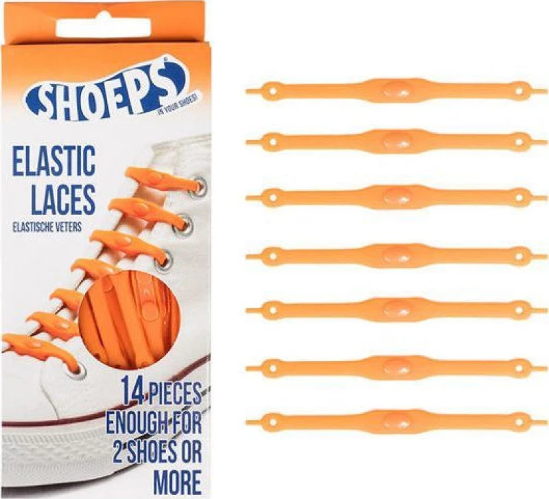Shoeps Elastic Laces Orange