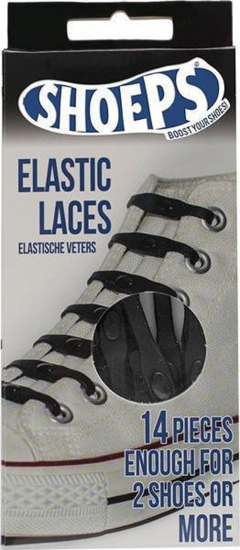 Shoeps Elastic Laces Black