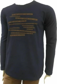 μπλούζα heavy jersey MX91109 Μπλε