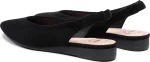 Suede Μπαλαρίνες Μυτερές Betsy 917007/05-01 Μαύρο
