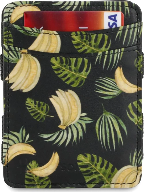 Hunterson Magic Coin Wallet Rfid - Δερμάτινο Πορτοφόλι Hu-Mw-Cp1-Rfid-Ban Banana