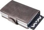 ΜΙΝΙ ΠΟΡΤΟΦΟΛΙ ΔΙΠΛΗ ΚΑΡΤΟΘΗΚΗ Automatic RFID Signal Block Wallet Card Case GREY 800.0017