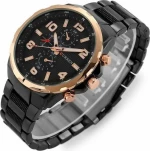 Curren 8276 Black / Rose Gold
