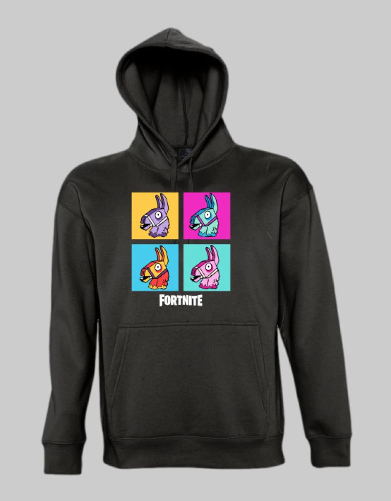 Fortnite llama hoodie - BLACK