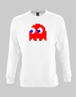 Pac man ghost sweatshirt - GREY MELANGE