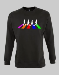 The Beatles road Sweatshirt - BLACK