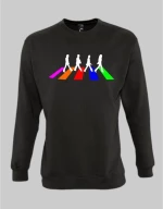 The Beatles road Sweatshirt - BLACK