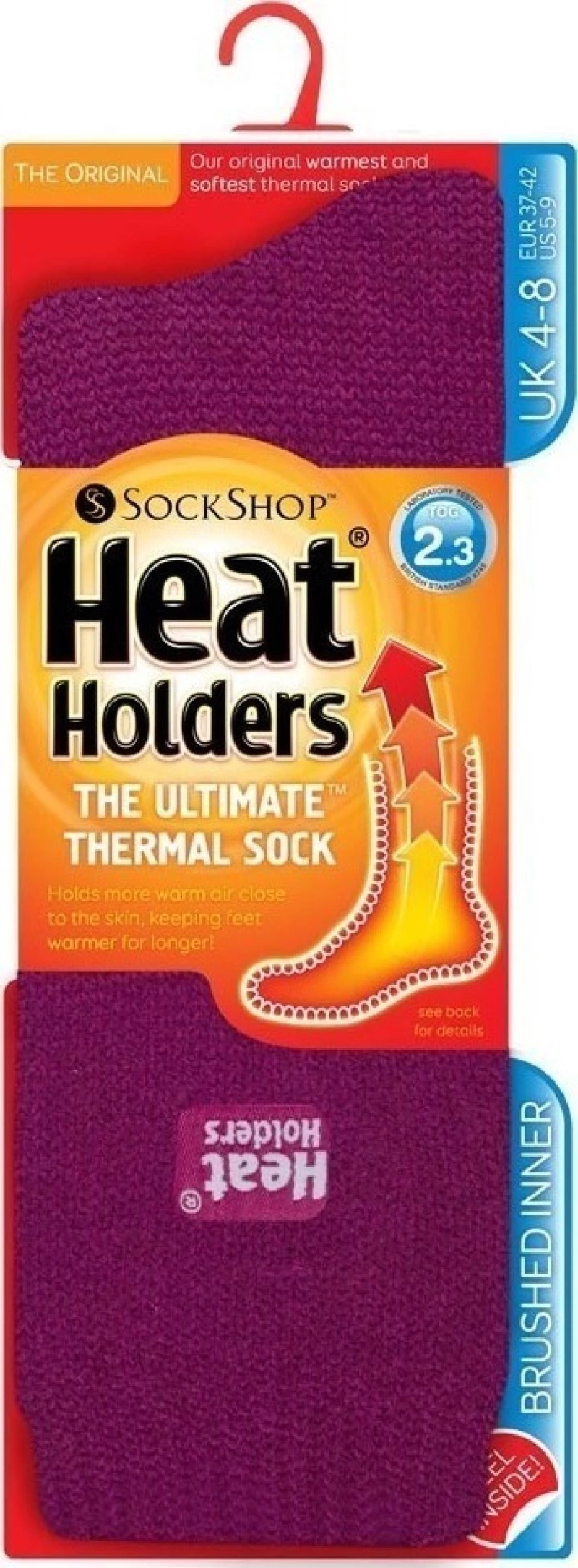 Heat Holders Lite Socks Deep Fuchsia
