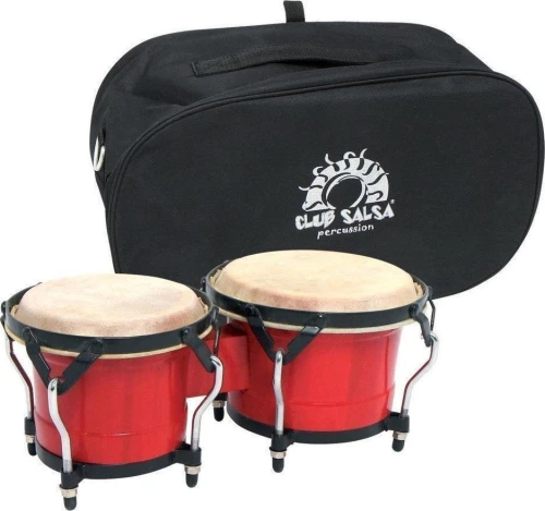 Club Salsa Bongos - Wine Red, Black