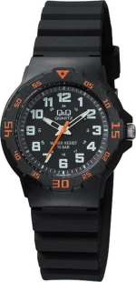 Q&Q Vr19J008Y Kids Black Rubber Strap