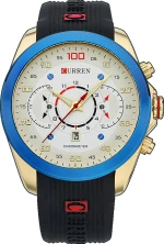 Curren 8166 Blue Gold Black