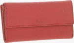 Δερμάτινο Γυναικείο Πορτοφόλι (507-7793-fuchsia)