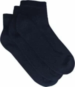 FMS Unisex Σοσόνια Μισή Πετσέτα - Τριπλό Πακέτο Navy