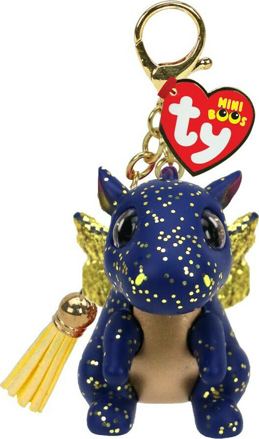 Λούτρινος Mini Boos Κλιπ Δράκος Μπλε (1607-25060)